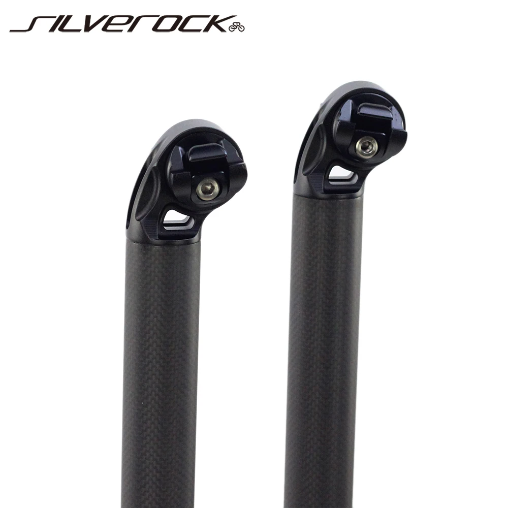 

SILVEROCK SR-SP003 31.8mm Carbon Seatpost for Brompton 33.9mm x 600mm for Dahon SP18 Folding Bike Birdy Seat Tube Post