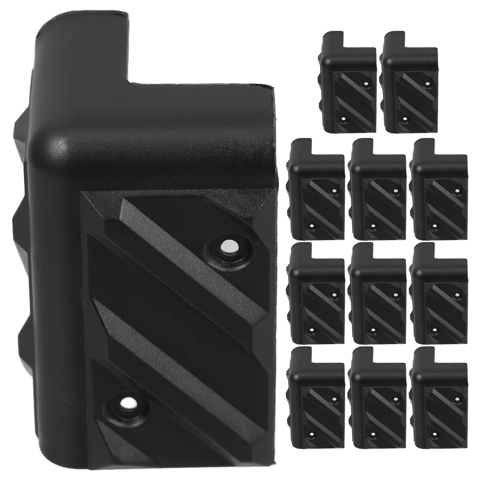 

12Pcs Thickened Plastic Speaker Corners Protectors for Stage Audio Equipment Cabinet Edge Guards Packaging Edge Protectors