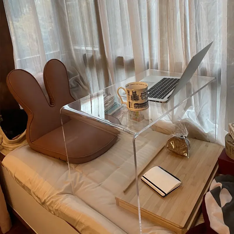 Transparent acrylic bay window table table tatami bed low table Internet celebrity home simple
