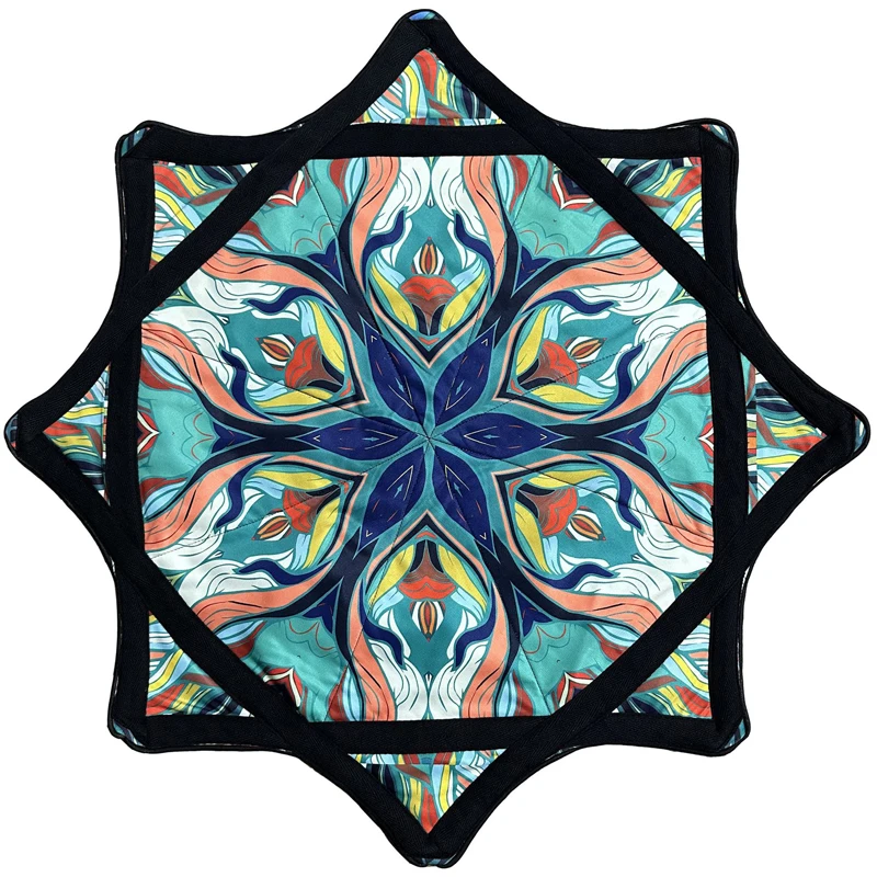 منديل رقص دوار من دابو، وشاح طائر مثمن من الليكرا للرقص الشعبي الإسرائيلي، خفيف الوزن وملون نابض بالحياة #4