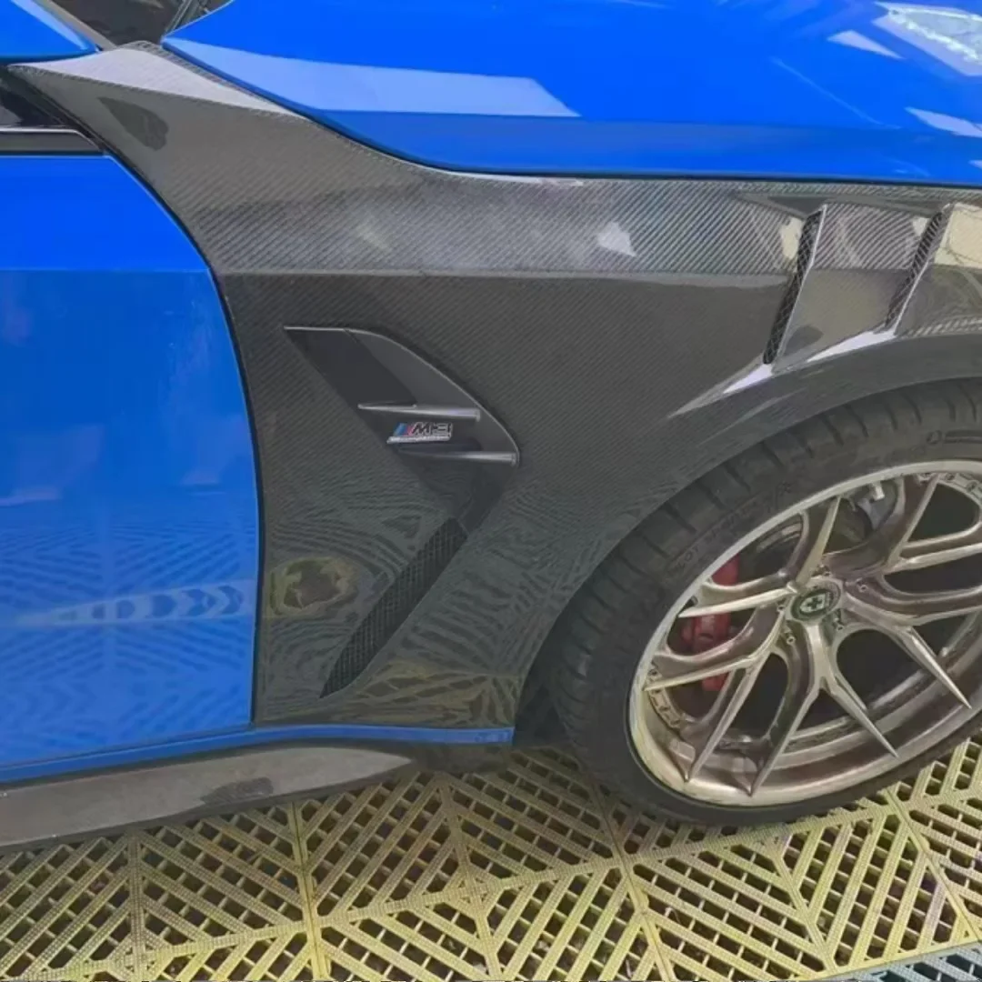 高品質カーボンファイバーフロントフェンダーサイドベント 3/4シリーズM3/M4モデル用 APEXブランド 135x75x35mm 3ヶ月保証