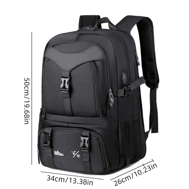 Multifunctional Leisure Backpacks Large Travel Backpack  Independent Shoe Compartment Business Bag Outdoor Sport Waterproof Bags