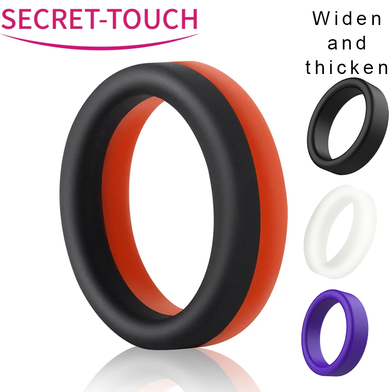 Male Lock Essence Penis Rings Widen Thicken Chastity Device Cock Ring Delay Ejaculation For Male Couple Masturbator Adult Sex