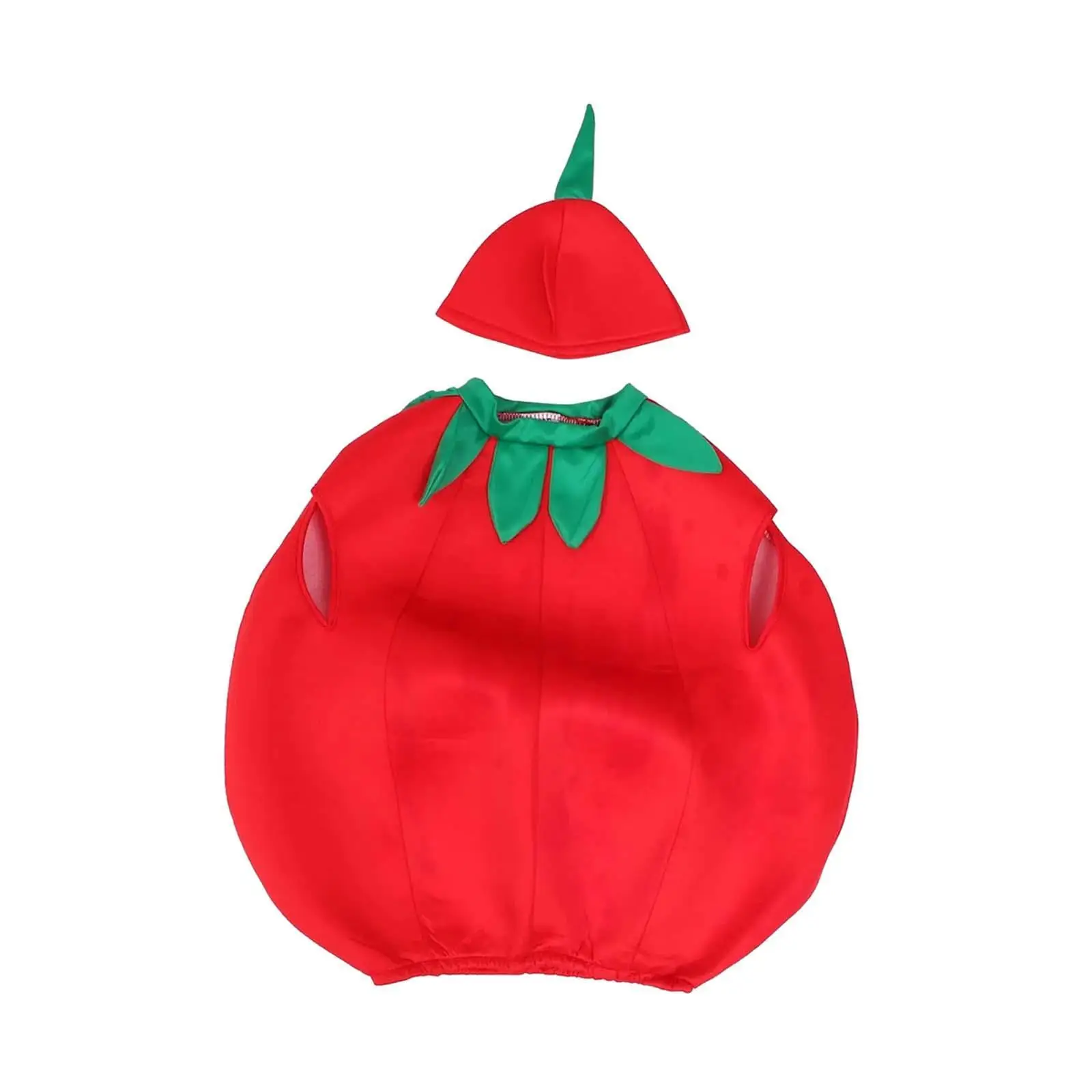 어린이 토마토 의상 야채 의상 가장 무도회 파티 용품 휴일