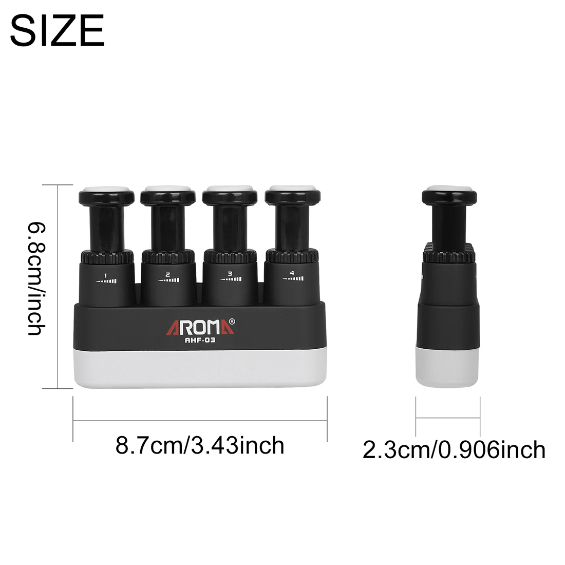 AROMA Guitar Hand Grip Finger Exerciser Power Trainers Medium Tension Home Fitness Equipments Piano Entry Finger Exerciser