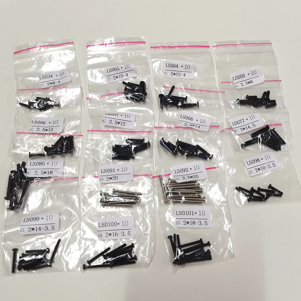 1 Set Laptop-/Handy-/Computer-/Lern-/Spielekonsolen-Schrauben Mini/Klein/Flachkopf/+ Schrauben 2 3 2,5 4 5 6 7 8 10 mm – Detail 4
