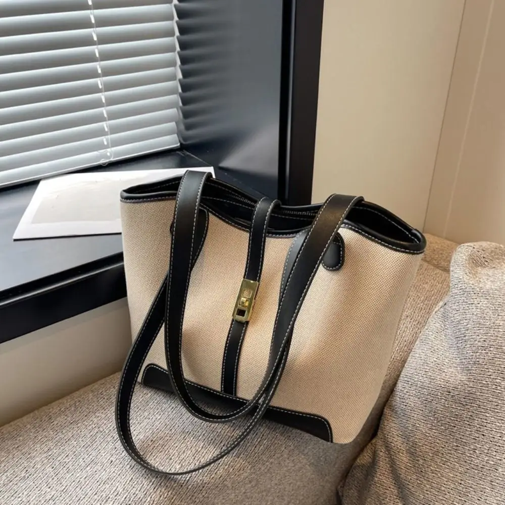 

Многофункциональная цветная сумка через плечо с пряжкой и замком, большая вместительная сумка через плечо, сумка-ведро в минималистском стиле на каждый день