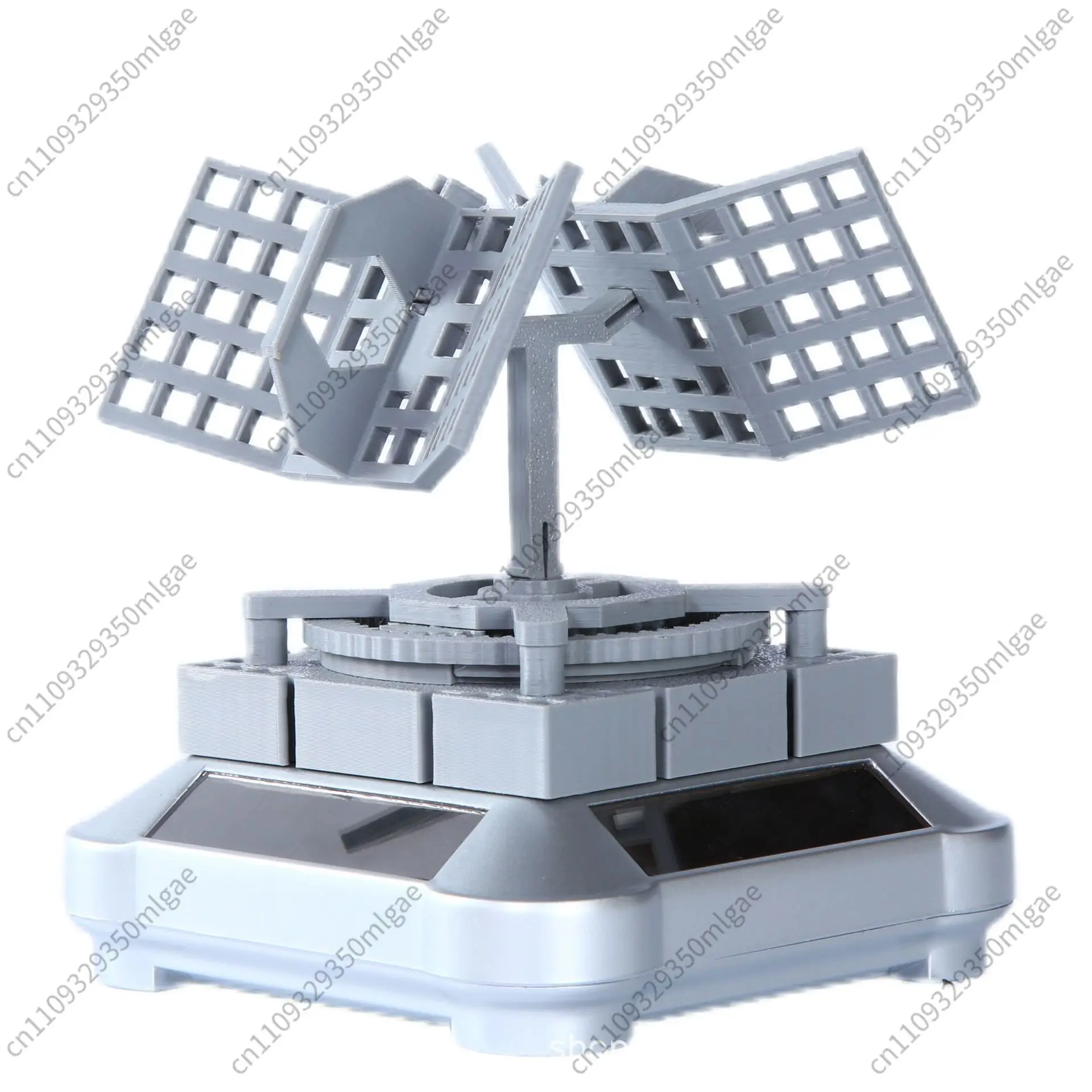 Solar Powered Anti-Aircraft Gun Model, 3D Printing Car Interior Decor Gift