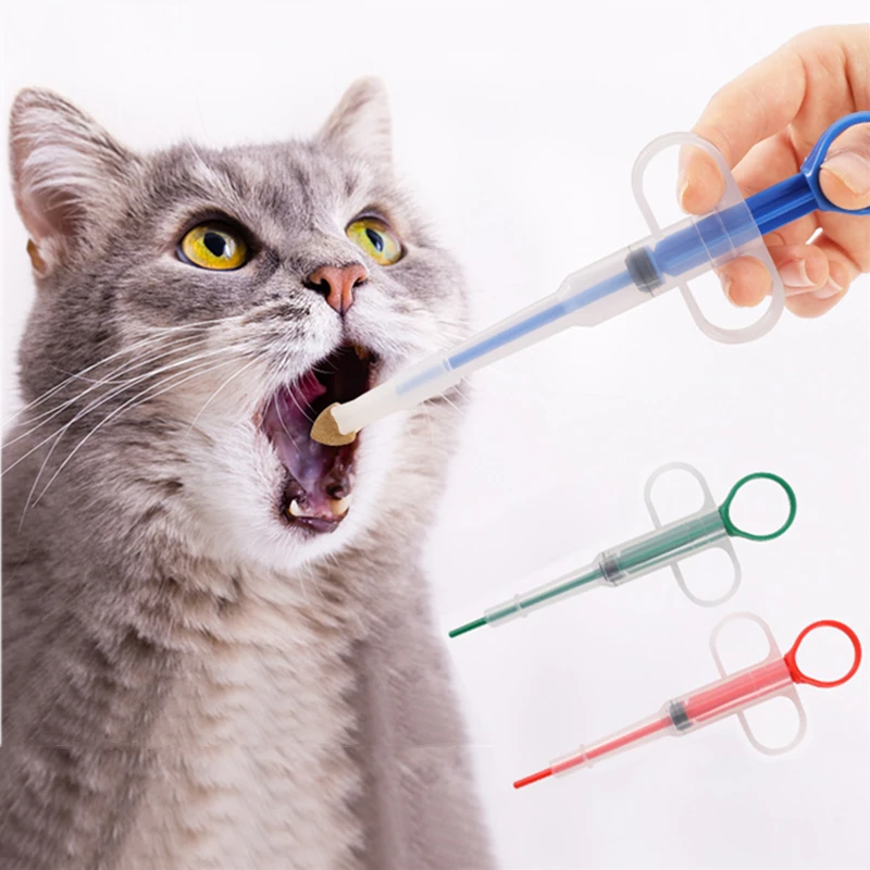 

Pet Medication Dispenser, Pill Gun Shooter Tablet Soft Tip Syringe Medical Feeding Tool Kit for Dogs Cats Small Animals