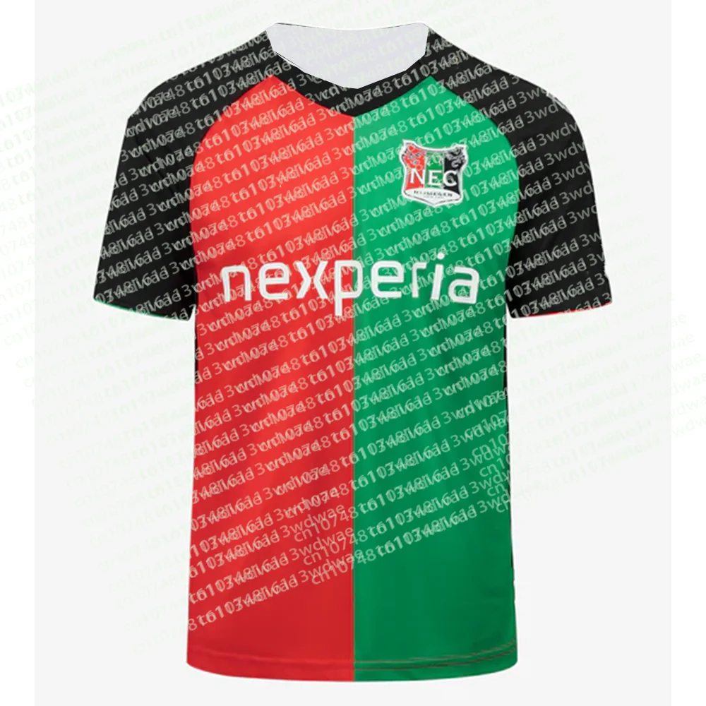 Nieuwe Collectie NEC Nijmegen 2026 Nederland Jersey Voetbal 3D Gedrukt heren T-Shirt KID Sport Fan Footy Jersey Fietsen shirt