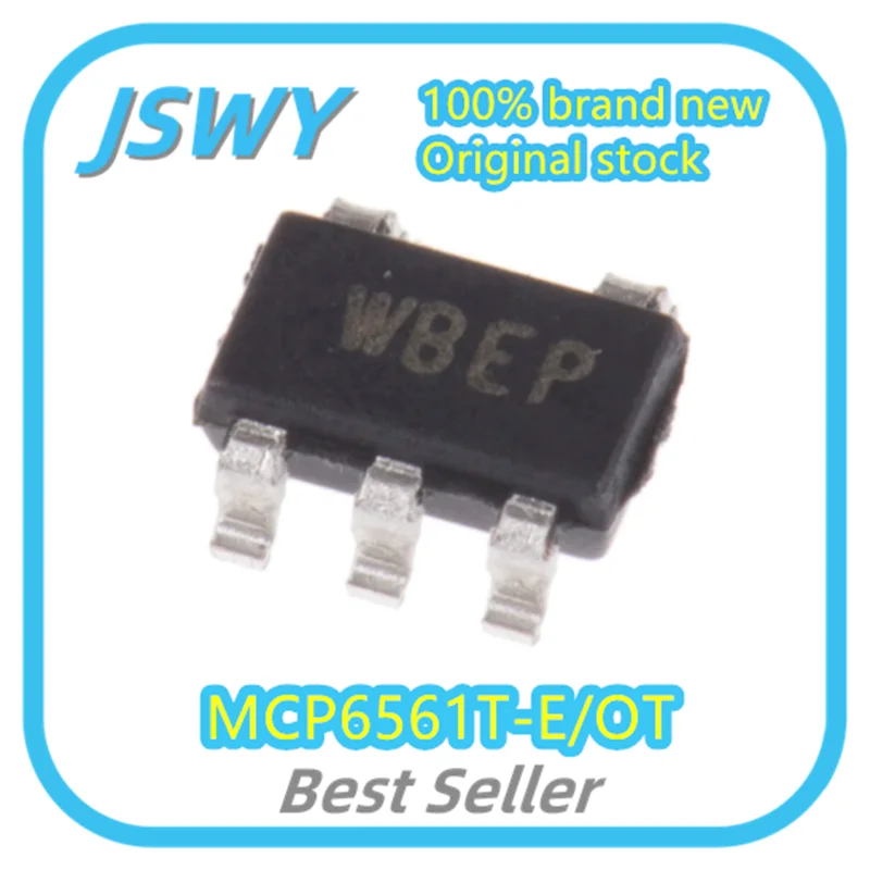 

(10/50 pcs) MCP6561T-E/OT MCP6561T SOT-23-5 Push-Pull Single Comparator New and Original
