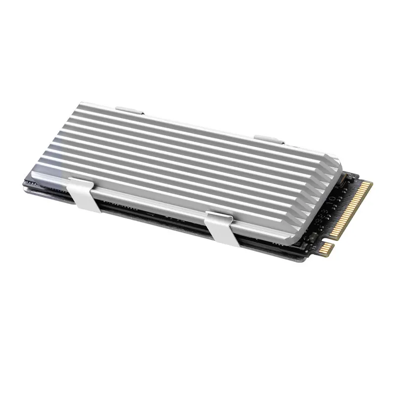 FinalCool M2SR01 M.2 SSD NVMe Heat Sink Heatsink M2 2280 SSD Hard Disk Aluminum HeatSink Cooling Pad for Desktop PC
