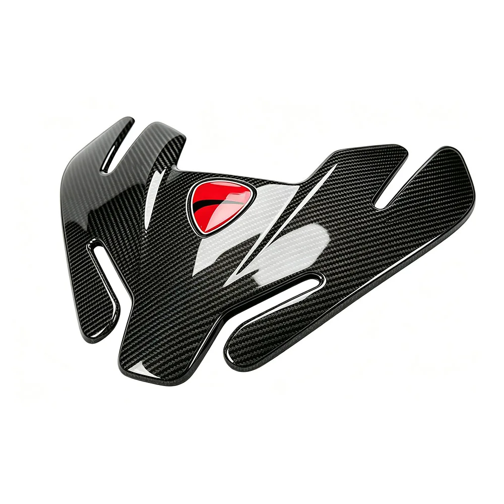 For Ducati Hypermotard 950/SP 5D Carbon Fiber 3D Epoxy Tank Pad Anti-Yellowing Resin Fuel Tank Sticker Motorcycle Protective Dec