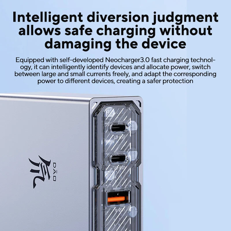 Redmagic Deuterium Front 120W 3-ports شاحن نيتريد الغاليوم PD40W