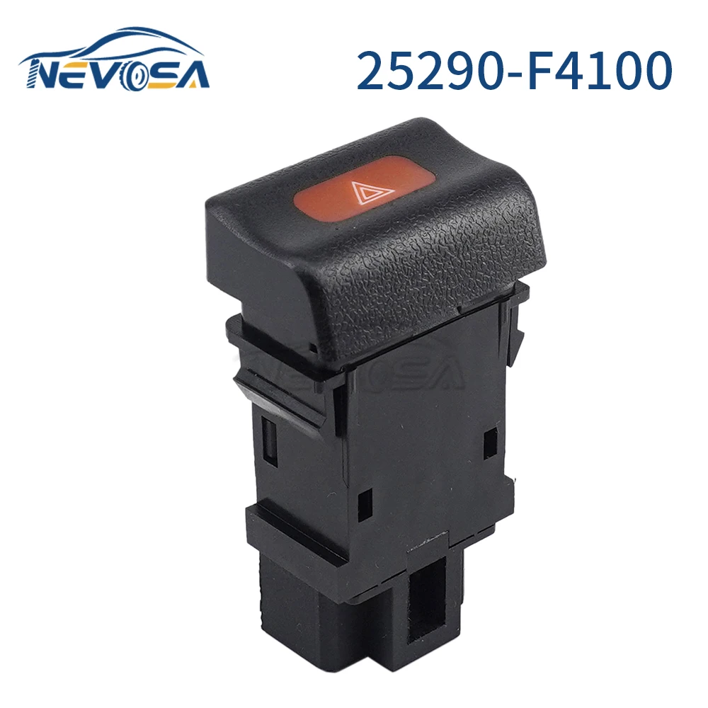 NEVOSA 25290-F4100 25290F4100 For Nissan Tsuru 2009 Warning Hazard Emergency Light Switch Button 8Pins Car Accessories