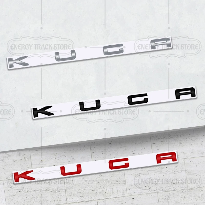 Car Sticker For Kuga MK1 MK2 MK3 ST Line Logo Disconnect-Type Letter Decoration Emblem Rear Trunk Badge Auto Accessories