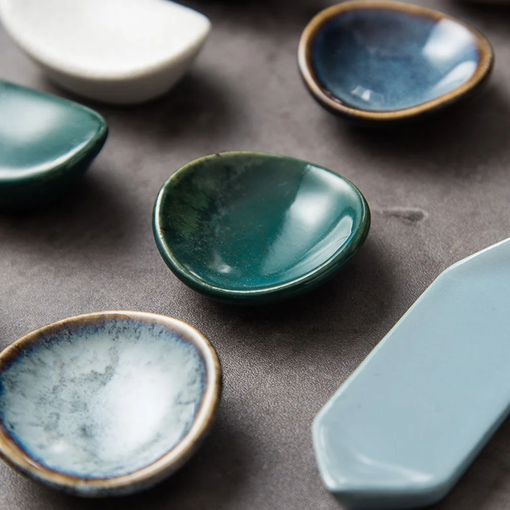 

7Pcs Chopstick Rest Holder Set of Ceramic Tableware Rests for Forks Spoons Japanese Style Home Kitchen Gift Chopstick Holder