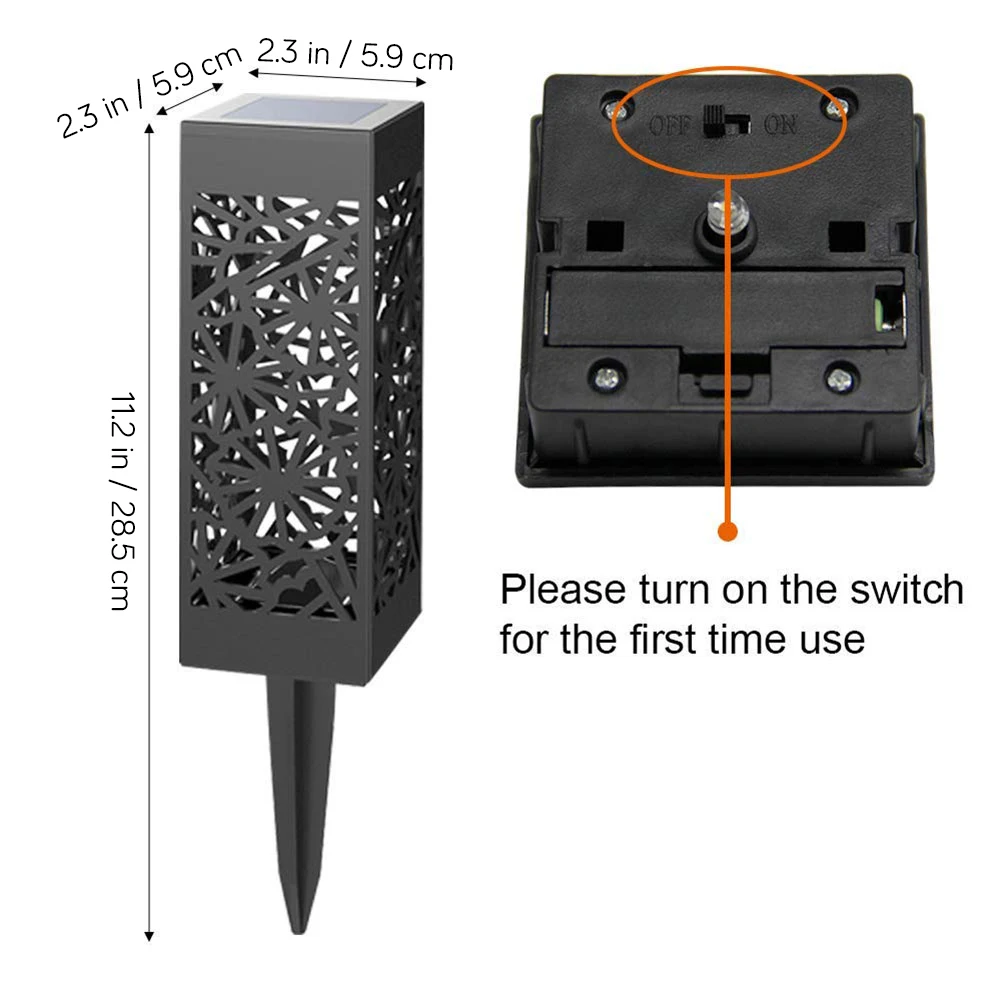 

6pcs Solar Lawn Lights Outdoor Walkway Waterproof Ground Plug Light Control High Quality Easy Install Garden Decor Solar Lamp