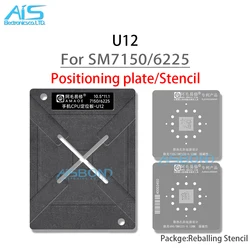 CPU BGA Reballing Stencil Template Station For Snapdragon 730 680 SM7150 SM6225 Positioning Plate Plant tin net Steel mesh