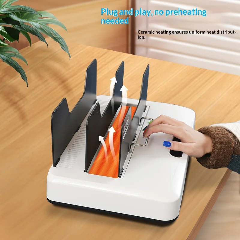 Office Electric Thermal Adhesive Binder 600 Sheets Hot Melt Perfect Binding Machine For A4 Report
