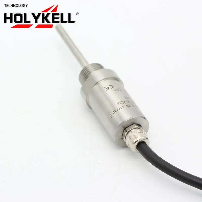 Holykell High Performance 4-20mA Signal Temperature Sensor for Coolant Water