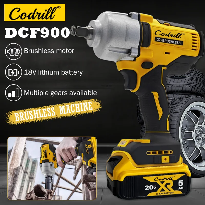 DeWALT DCF900 20V Cordless Impact Wrench 1/2