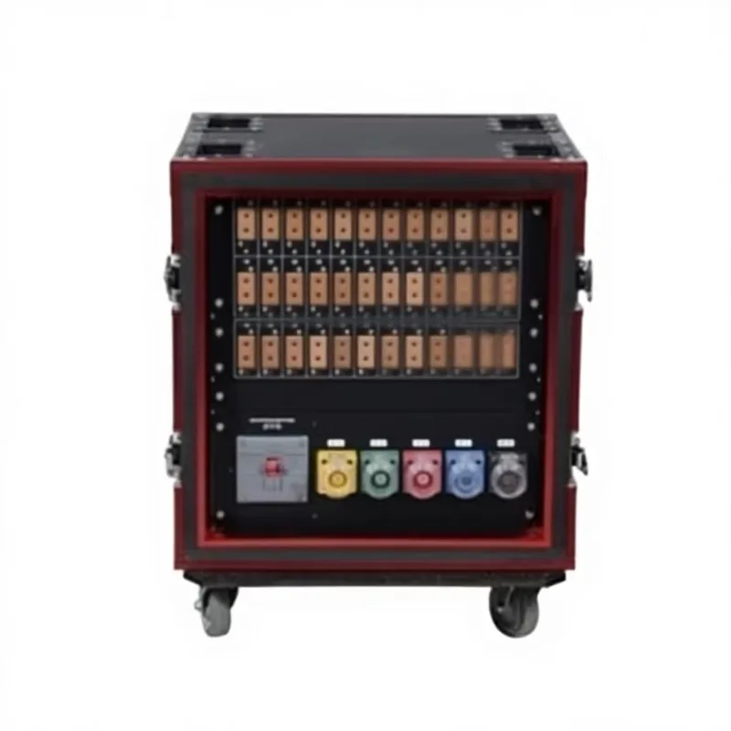 

STSLITE 16U Flight Case Power Supply Distribution Box Plug 48-Channel