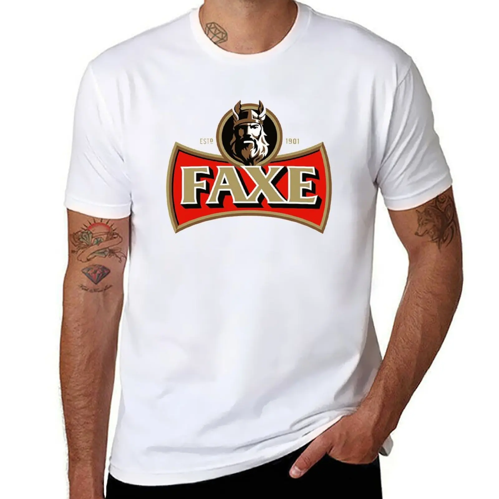 

faxe merch T-Shirt t shirt personalised t shirts for man cotton soft T-Shirt