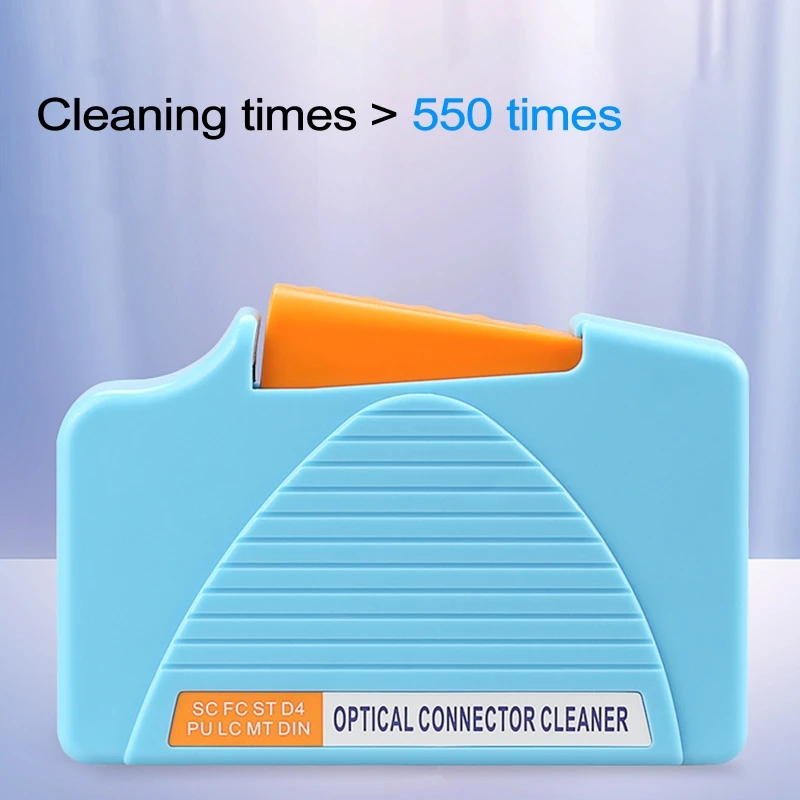 Hộp làm sạch mặt sợi cuối AUA-550 Pigtail Cleaner Cassette Fiber Lauing Tool Dropship