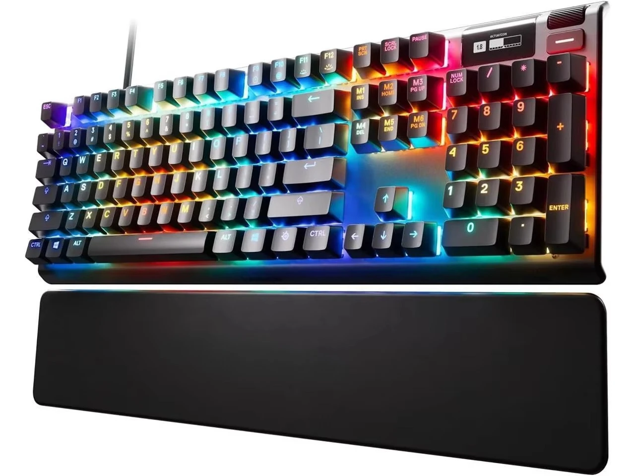 Mechanical Gaming Keyboard Adjustable Actuation Switches