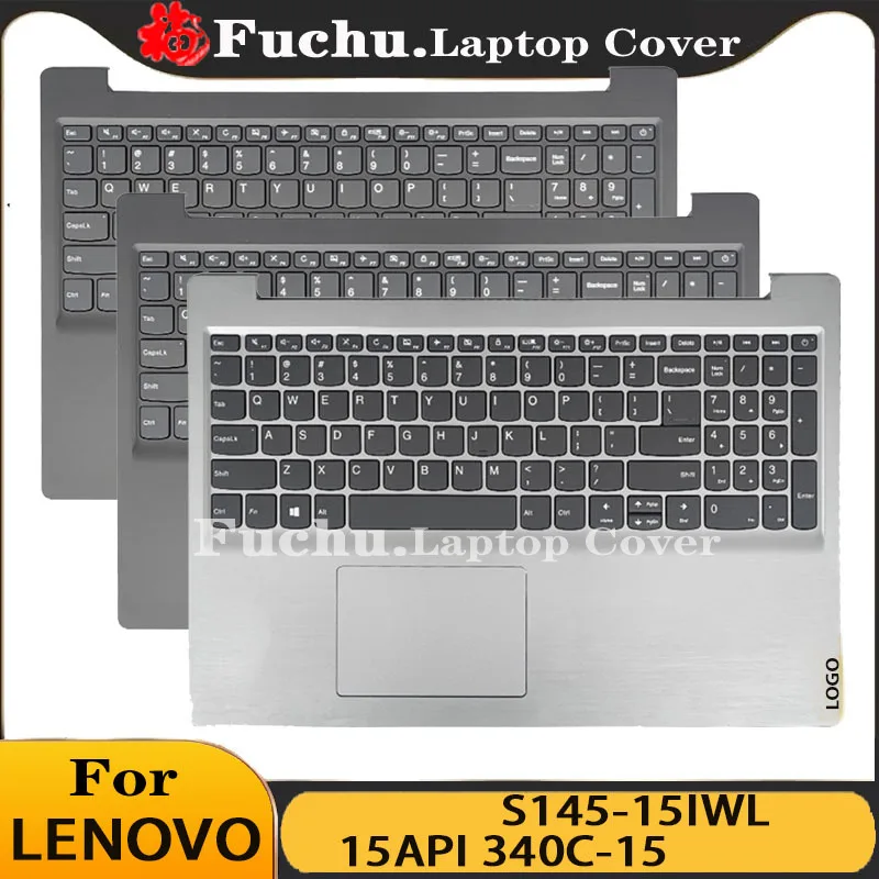 Imagem -01 - Teclado da Tampa Superior do Descanso de Palma Touchpad Laptop Case Shell Apto para Lenovo S14515iwl 15api 340c-15 5cb0s16923 5cb0w43240 5cb0s16903 teclado da tampa superior do descanso de palma touchpad laptop case shell apto para lenovo s14515iwl 15api 340c 15 5cb0s16923 5cb0w43240 5cb0s16903 01