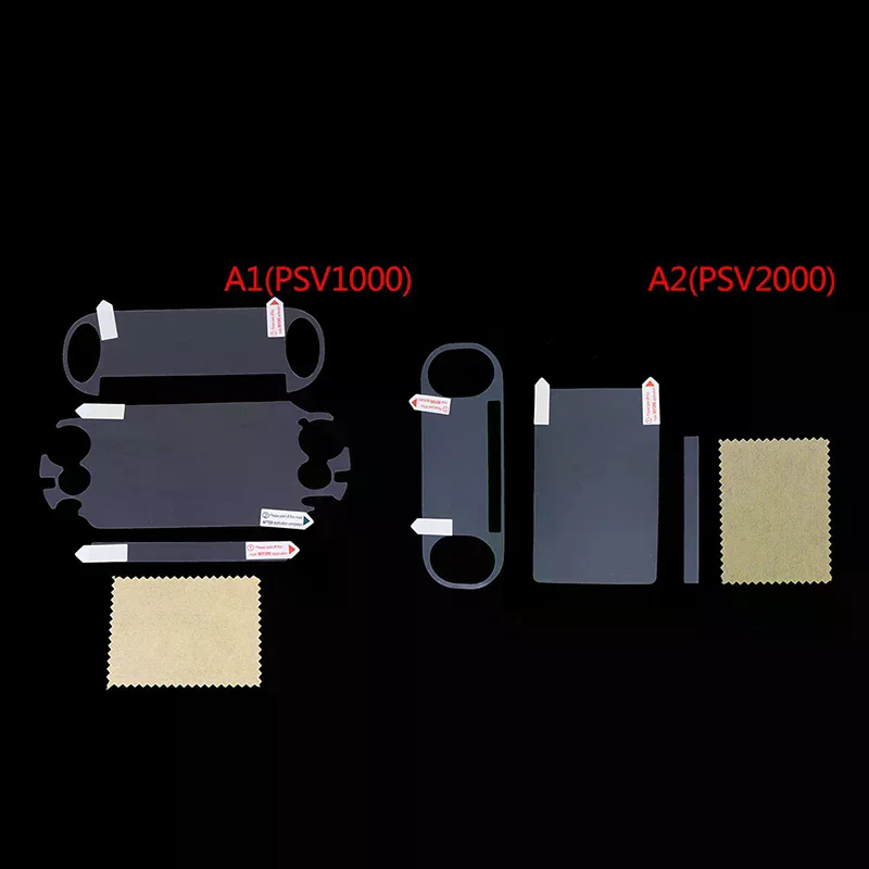 Front and Back Screen Protector Film for PS Vita PSV1000/2000 Transparent High Quality Durable
