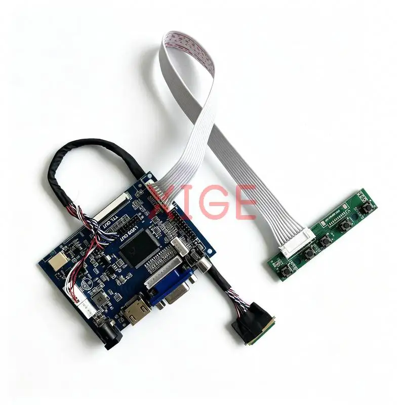

For LP156WHU LP156WHA LP156WH9 LP156WHB Controller Board Kit DIY 1366*768 40-Pin LVDS HDMI+VGA+AV 1366x768 Laptop Display Screen
