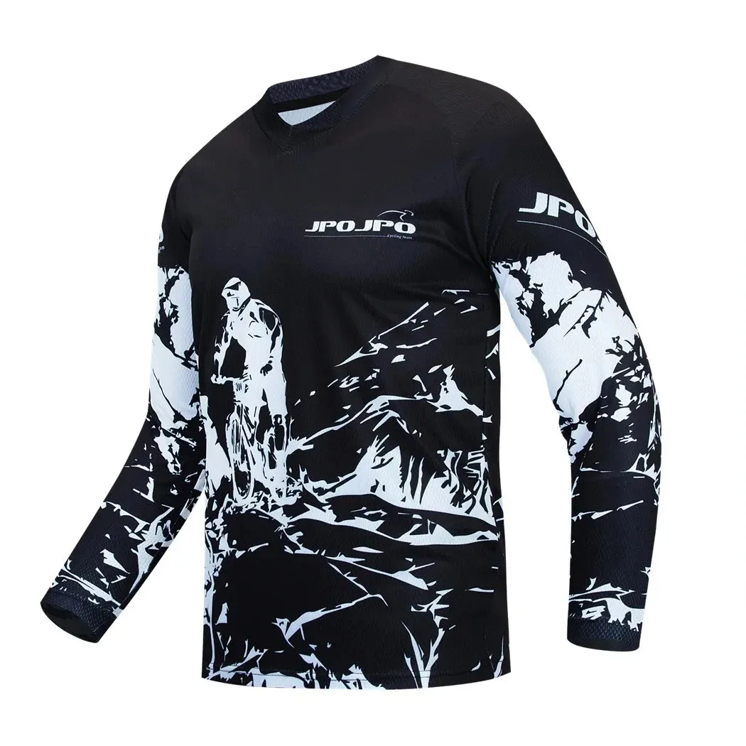 26-YEAR-OLD MEN'S LONG-SLEEVED T-SHIRTS MOUNTAIN BIKE AND MOTOCROSS JERSEYS CYCLING APPAREL CAMPING GEAR OUTDOOR FISHING TOPS