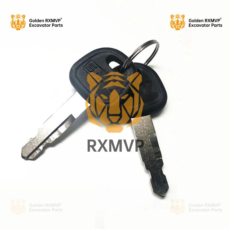 For Sany Excavator Parts Sy 65 75-9 135-8 Excavator Original Key Ignition Key Excavator Accessories