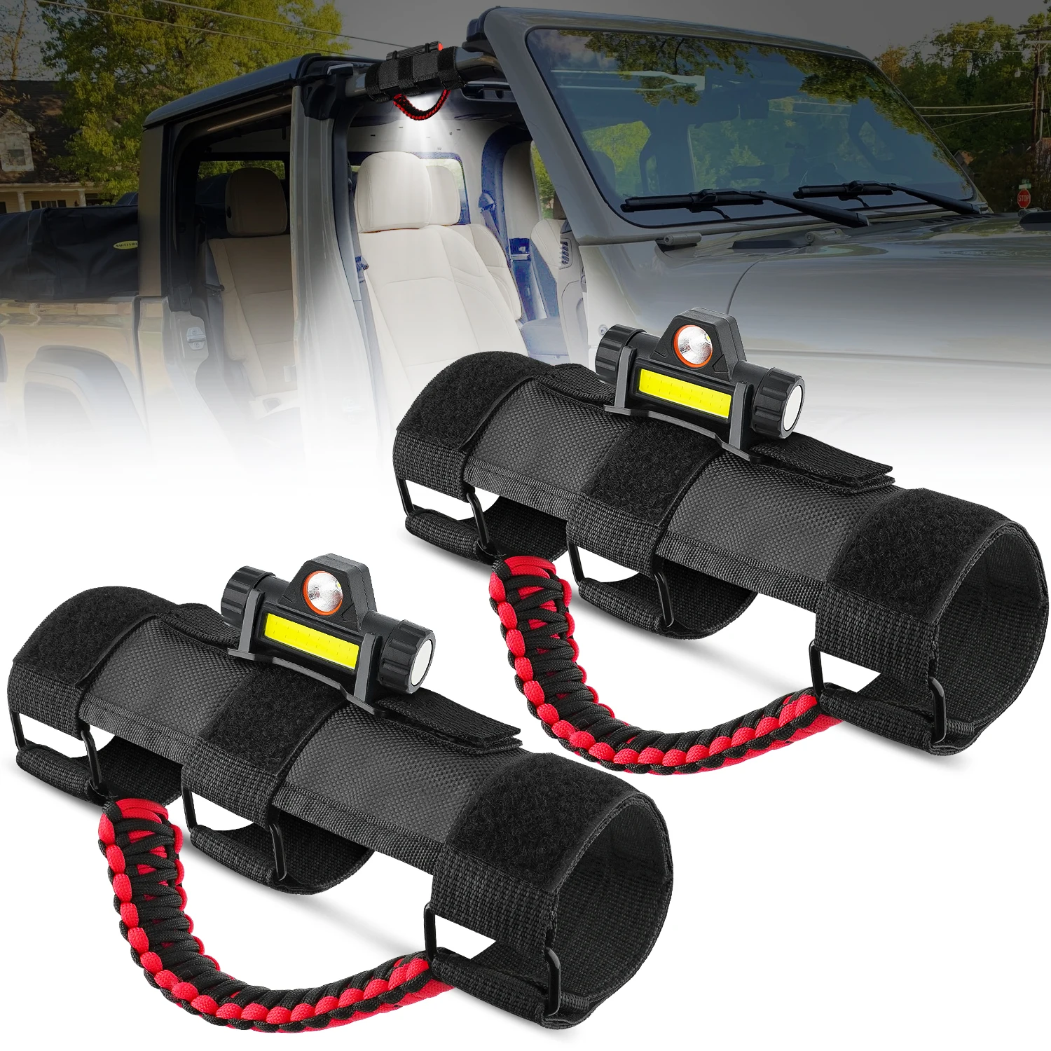 

Nilight UTV Dome Light LED Interior Lights for ATV Can-Am Polaris RZR Dune Buggy Golf Cart Off-Road Vehicle Boat 2pcs Lamp