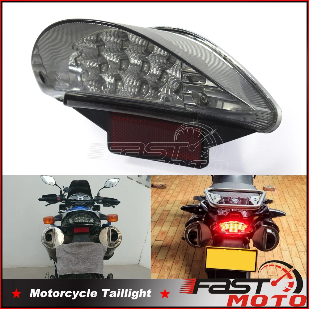 Motorcycle Rear Turning Tail Light LED Brake Stop Lamp For BMW F650 F650GS F650ST F800S F800ST R1200GS R1200 R GS W/ Reflector