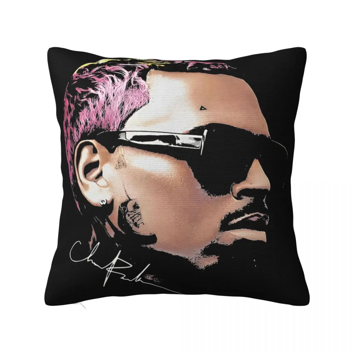 Chris Brown 11 11 Tour 2024 Printed Pillowcases Cushion Cover Throw Pillow Cover New Style Home Decoration Square Multiple Sizes