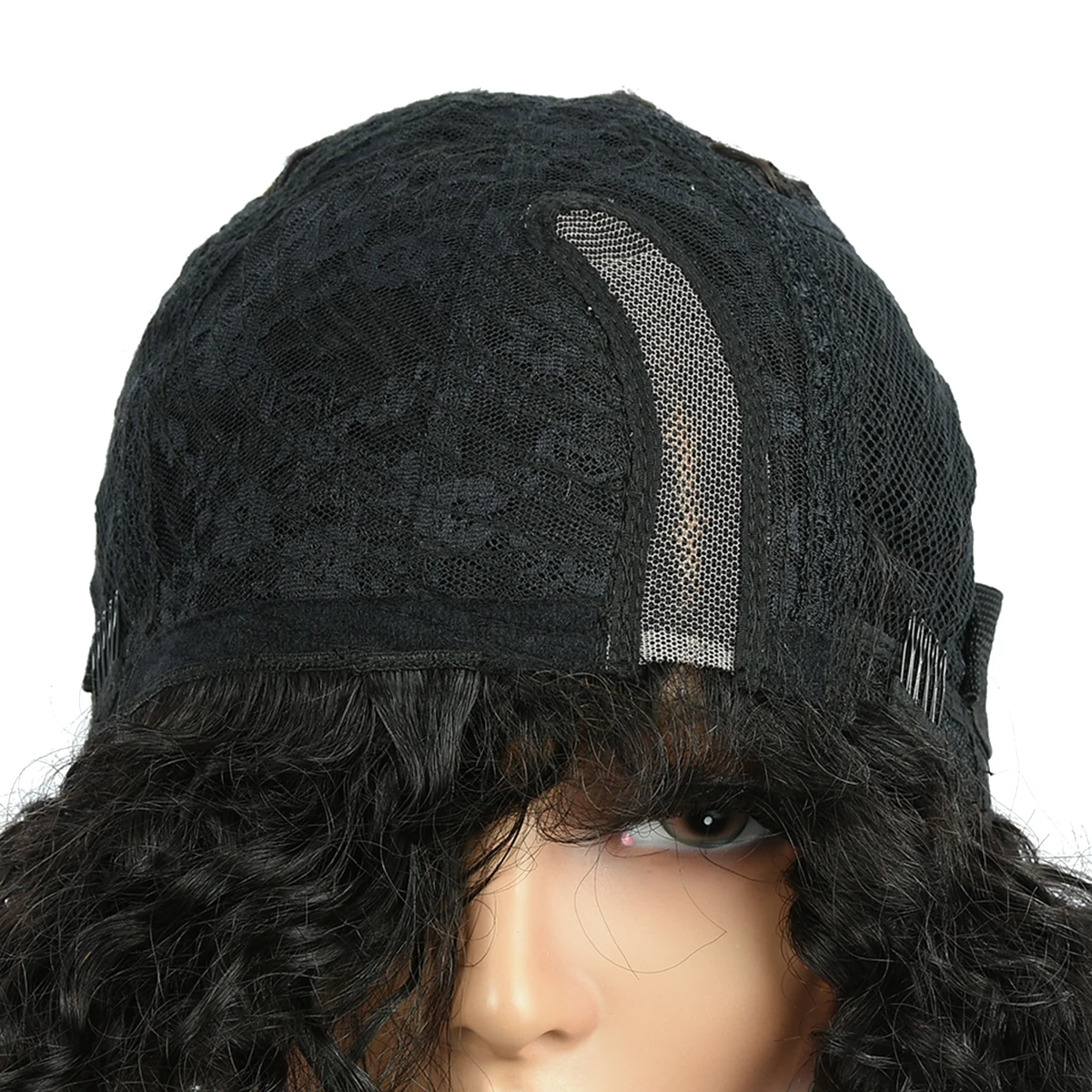 Peruki z ludzkich włosów, kręcone, pixie cut, kolorowe, peruki typu lace front 4x1 z ludzkich włosów, wstępnie wyskubane, z przedziałkiem z boku dla kobiet.