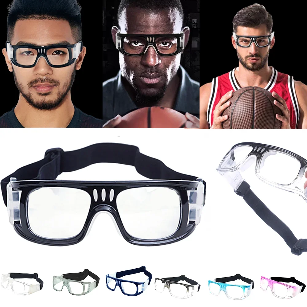 Windproof Sports Goggles Adjustable Impact Resistance Spectacles Eye Protect Goggles Adults Outdoor Basketball Football Men