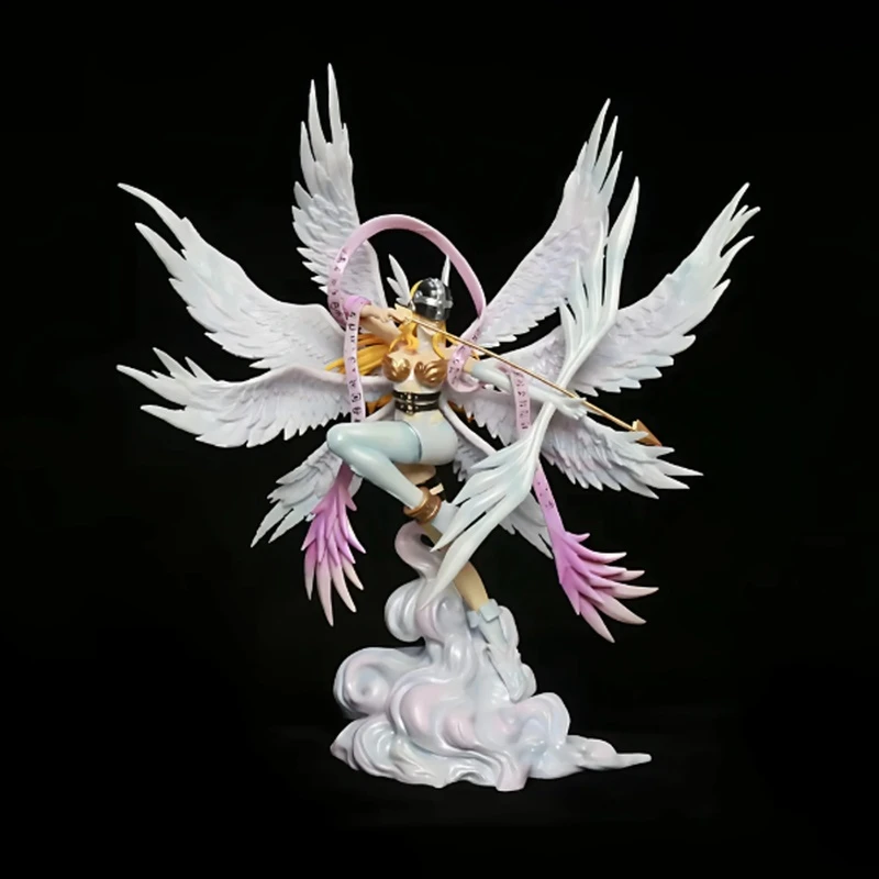

Фигурка Angewomon Archery (28 см) из Digimon: Аниме-статуэтка для отаку-девушек, настольное украшение, коллекционная модель, подарок для фанатов аниме