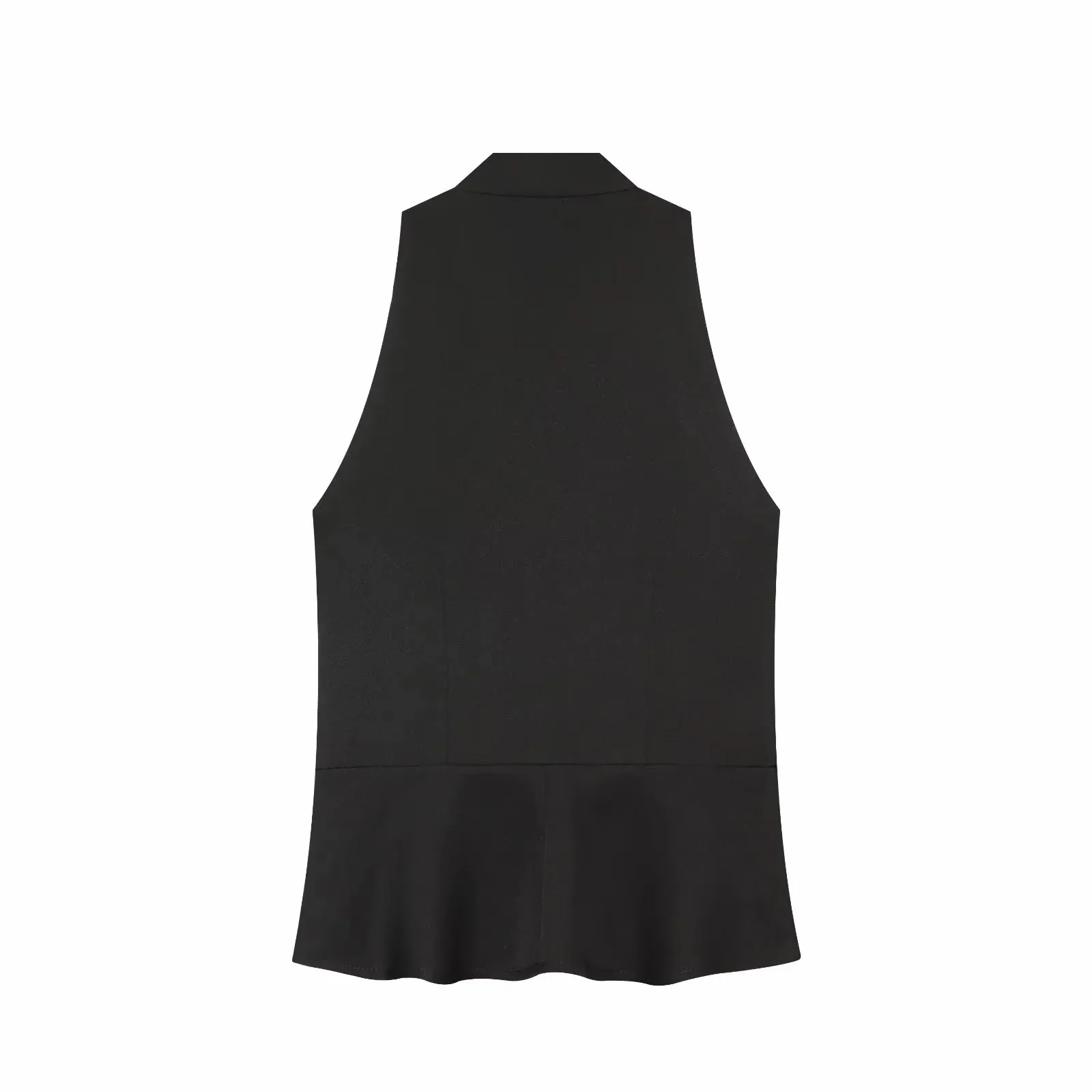 Damen-Top mit Seil-Knoten-Schnalle, Sommer-Outfit für Damen, neues ärmelloses Oberteil mit hohem Kragen, lässige Mode, schmal geschnittenes Damen-Top im chinesischen Stil – Detail 3