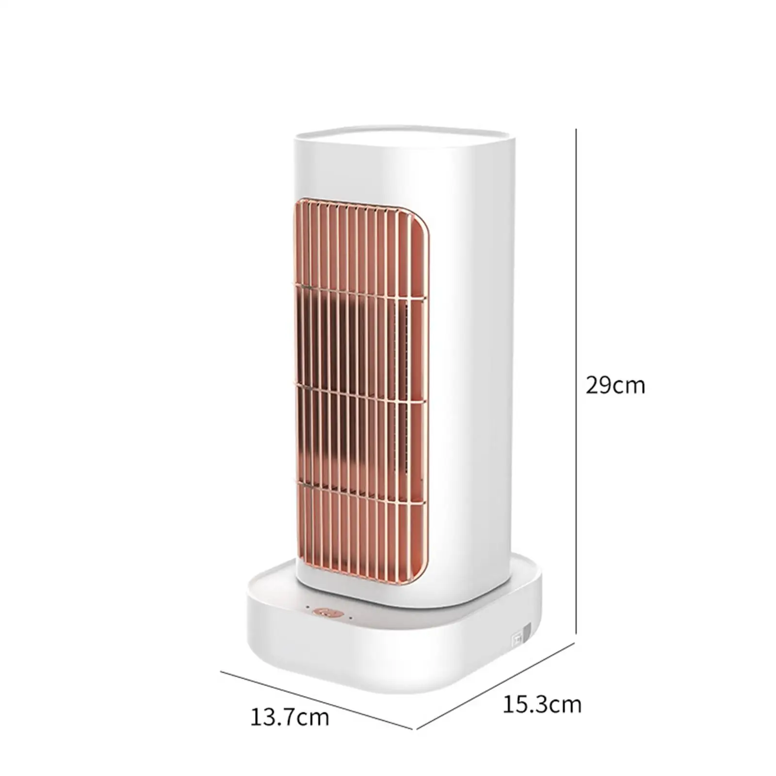 Space Heater Electric Quiet Mini Desktop Heater Overheat Protection Portable Heater Adjustable for Dorm Room Indoor Use