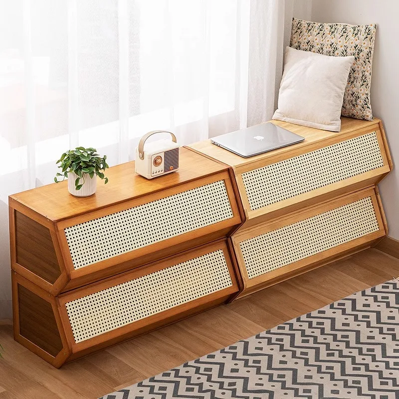 Family storage cabinet multi-layer with cabinet door locker floor locker simple shelf storage good helper