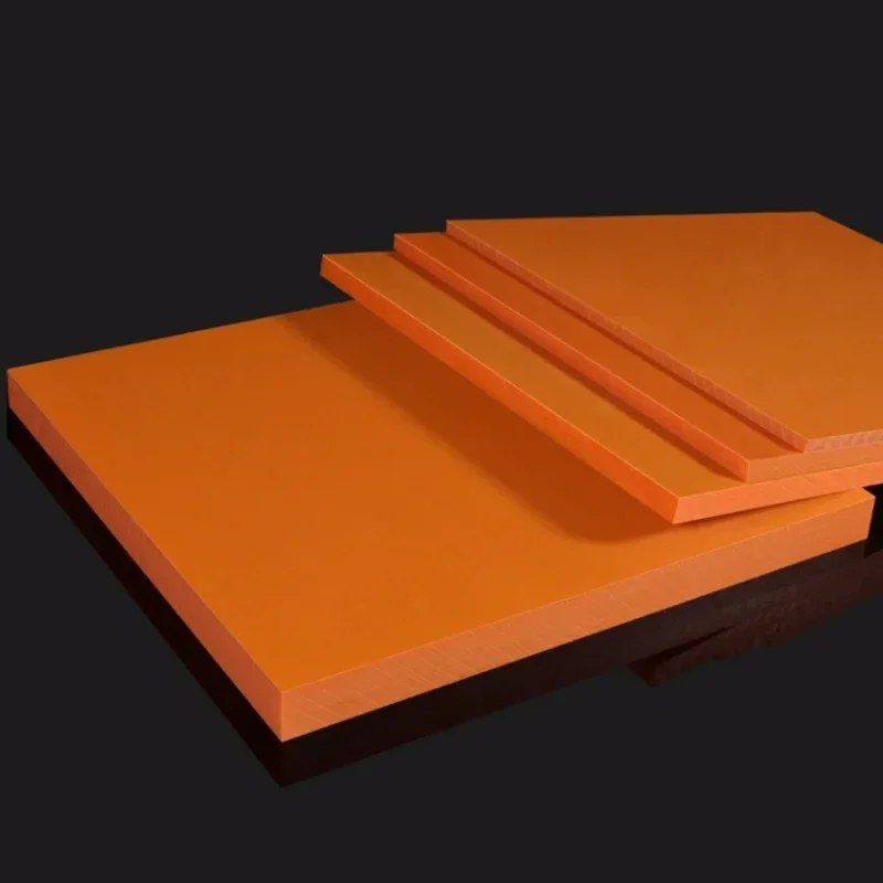 1-8mm Thick orange Super thin bakelite board bakelite plate Phenolic Bakelite sheet electrical panel Die cutting pad for printer