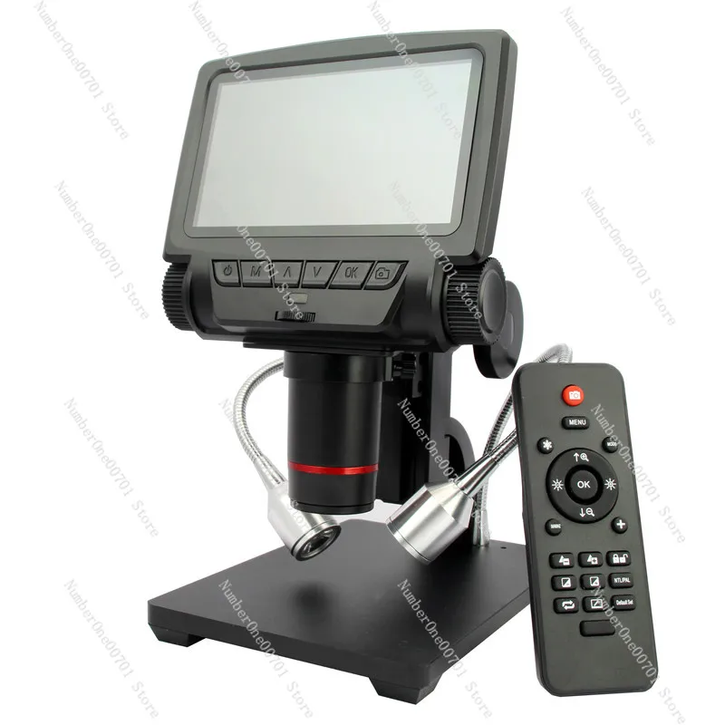 

5in HD Digital Microscope for Phone Repair, PCB Soldering - Ultra Clear Screen Magnifier for Circuit Board Inspection