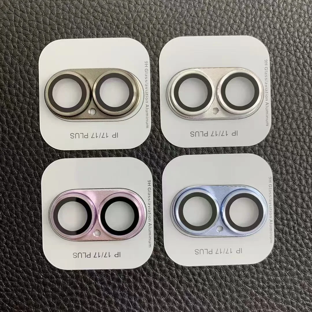 نمط جديد المعادن درع عدسة الكاميرا حامي الزجاج آيفون 17 برو ماكس 17 عدسة الهواء طبقة رقيقة واقية لفون 17 برو عدسة #3