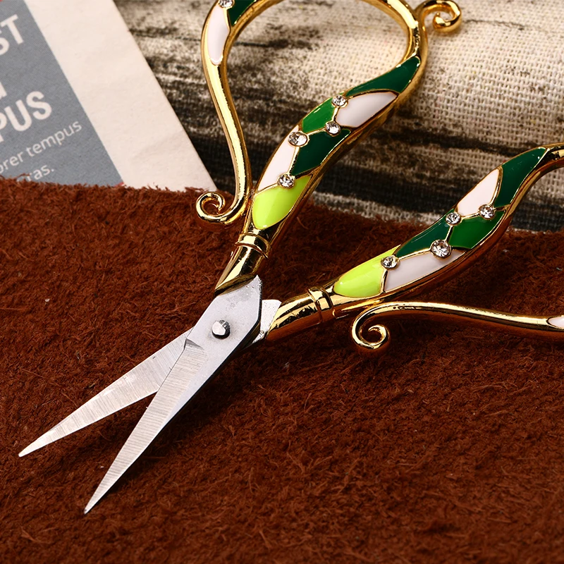 KRABALL European Style Tailor Scissors Sewing Needlework Craft Vintage Embroidery Scissors For Fabric Sewing Cutting Shears