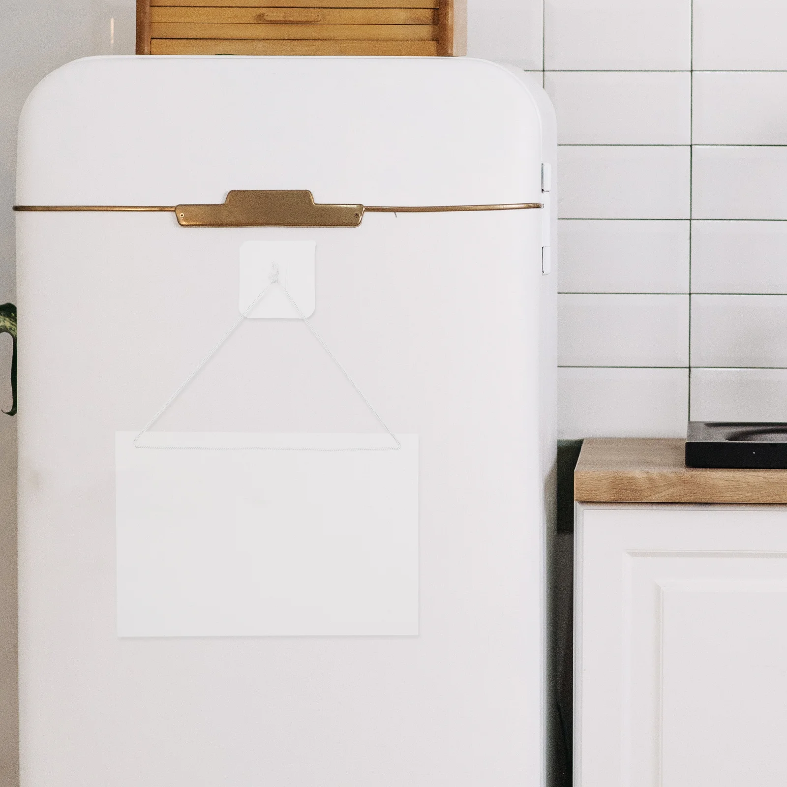 1 Set Transparent Acrylic Memo Small Desktop Message For Home Office Clear Writing Note Board Multi-Function Erasable Hanging