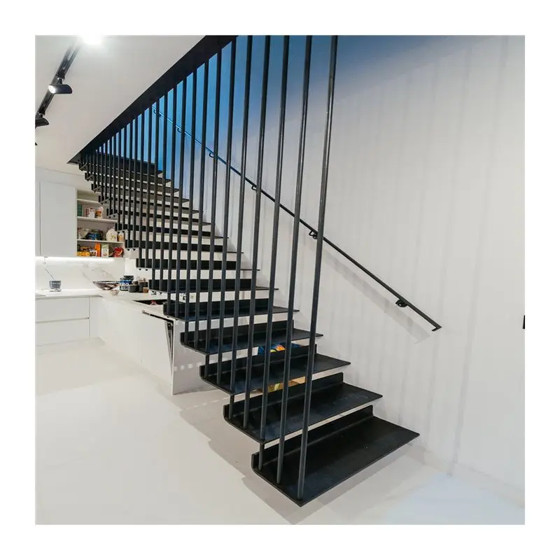 Customize.Customized Outdoor Luxury Led Stair Design Tempered Glass Stair With Acrylic Floating Staircase Handrails